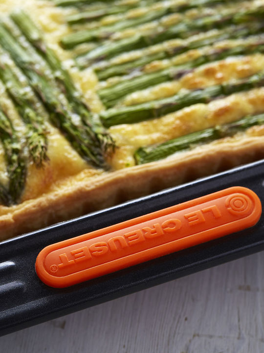 Le Creuset Formă de Patiserie pentru Tartă din Silicon cu Bază Detașabilă 23x23buc 1buc