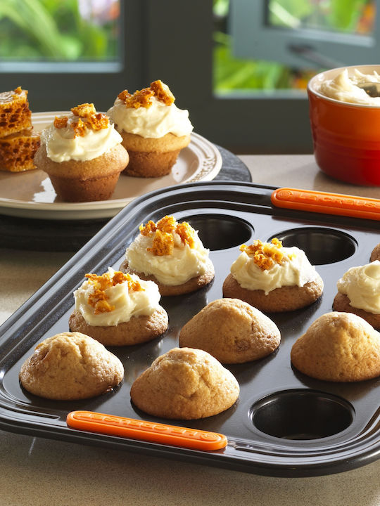 Le Creuset Formă de Patiserie pentru Cupcakes/Muffins din Silicon 30.3x22.7x2.84buc 12buc