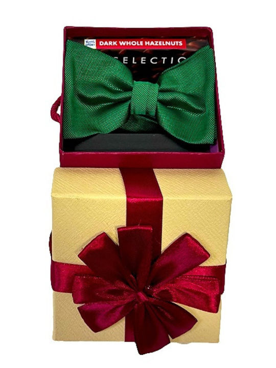 Set Cravate Papillon Bărbați Butoni De Manșetă Cravată Cusătură De Șa Ritter Sport Ciocolată 100g Verde
