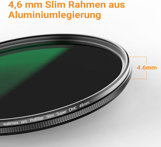 Walimex Slim Filter PL 55mm for Camera Lenses
