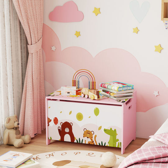 Aiyaplay Детска кутия за съхранение Розов 60x37x39см 1бр