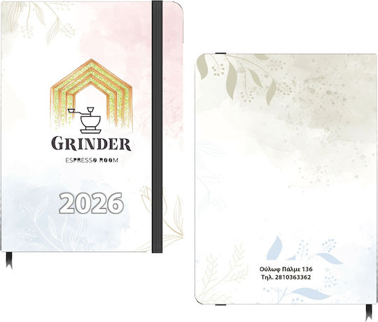 Diary 2026 Daily Bound Personalized