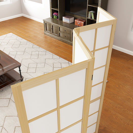 HomCom Decorative Room Divider made of Canvas 160x170cm