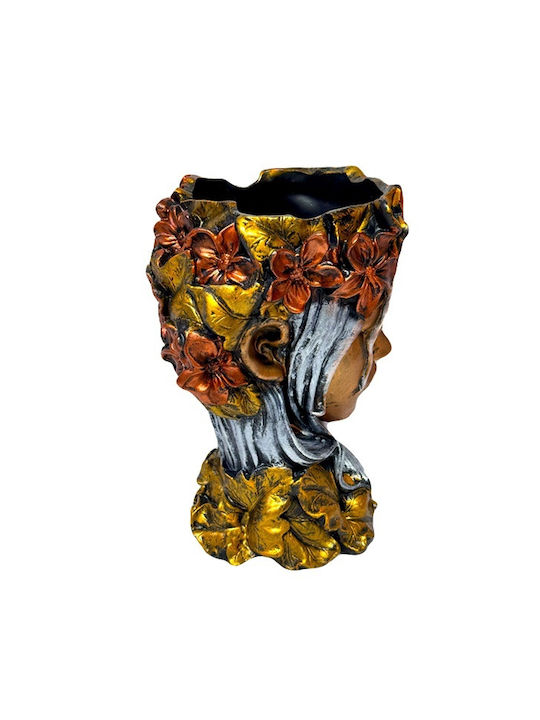Velve Vază Decorativă Ceramică Gri 33x18x33cm 1buc