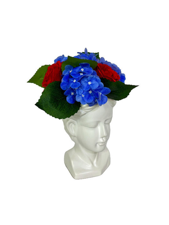 Velve Διακοσμητικό Βάζο Keramik Blau 14x14cm 1Stück