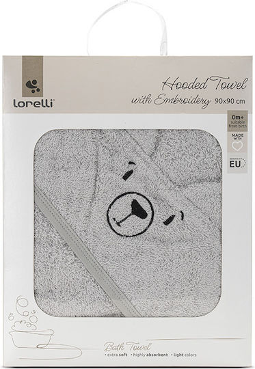 Lorelli Baby Bath Towel Bathrobe Hooded 90x90cm