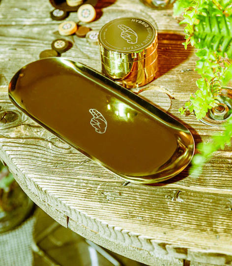 Hybrid Hellas Rolling Tray Χρυσό