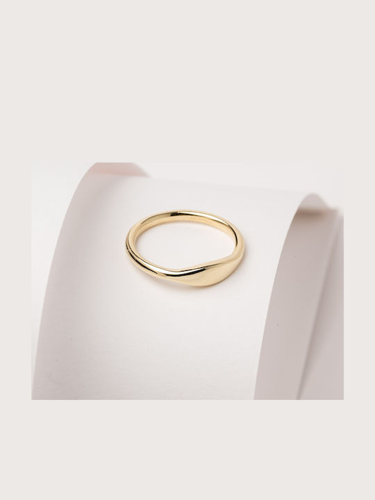 Lunaorocreations Damen Chevalier Ringe 14 Karat Gelb Gold Minimal
