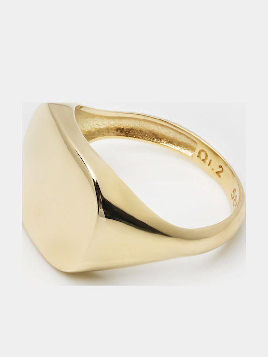 Lunaorocreations Damen Chevalier Ring 14k Gelb Gold