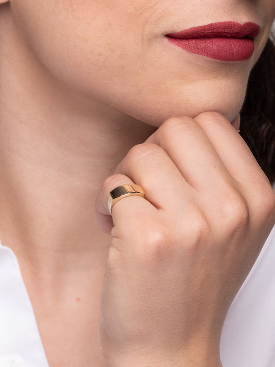 Lunaorocreations Damen Chevalier Ring 14k Gelb Gold