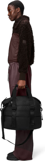 Rains Weekend Bag Small Sack Voyage Back 36lt Black made of Artificial Leather L52xW26xH27cm