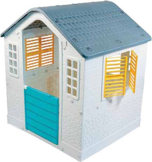 Plastic Kids Playhouse Gray 109x95x87.5cm
