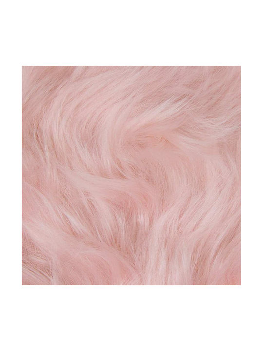 vidaXL Rug Fireplace Rectangular Leather Pink