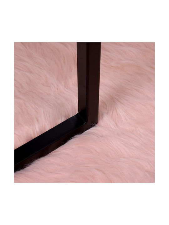 vidaXL Χαλί Τζακιού Δερμάτινο 80x119cm Ροζ vidaXL Χαλί Τζακιού Δερμάτινο 80x119cm Ροζ