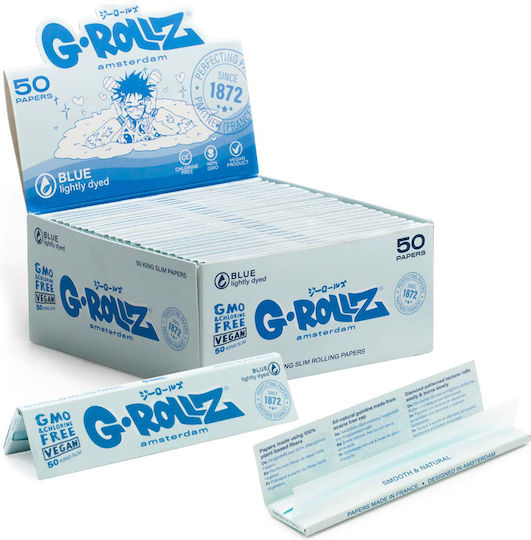 G-Rollz Χαρτάκια Στριφτού Τσιγάρου King Size 50 φύλλα 1τμχ