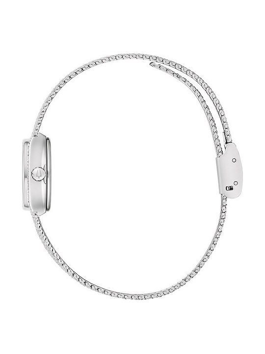 Bulova Ρολόι Μπαταρίας με Μεταλλικό Μπρασελέ Bulova Ρολόι Μπαταρίας με Μεταλλικό Μπρασελέ