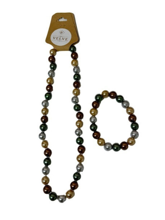 Velve Damen Set Armbänder mit Perlen