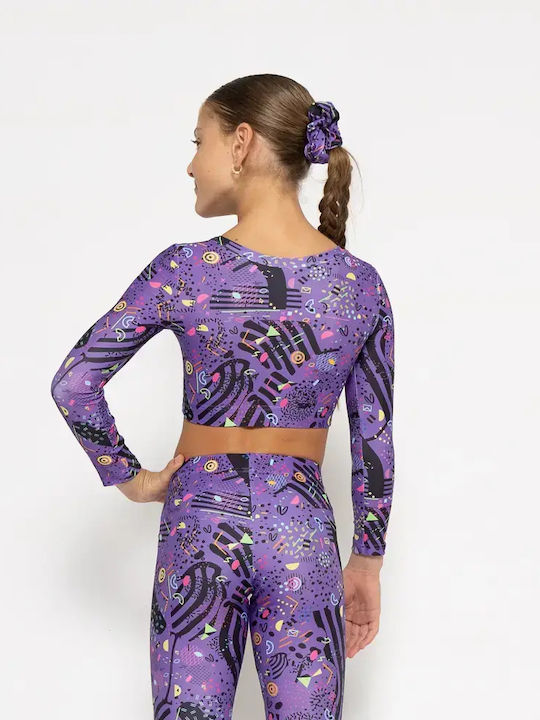 Kinderhemd Langarm Purple