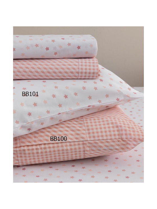 Palamaiki Baby Bettlaken Für Krippe Baumwolle Angepasst Rosa 70x140cm