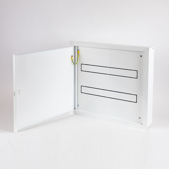 Eurolamp Elektrischer Sicherungskasten Gemauert, 3 Reihen, 16 Elemente
