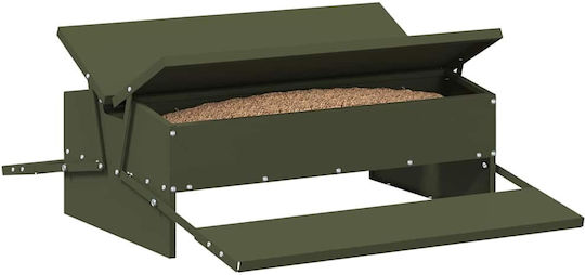 vidaXL Chicken Automatic Metal Feeder for Chickens and Poultry with Capacity 4.25kg 75x53x20.5cm.