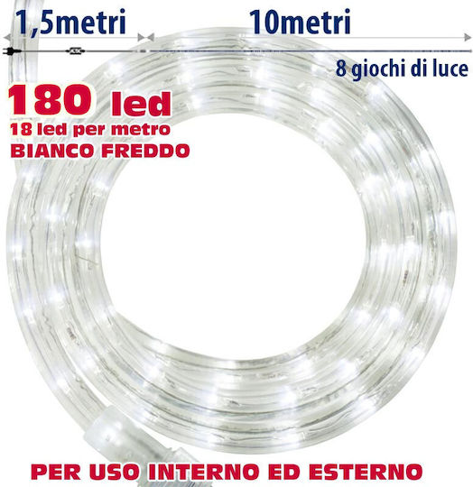 Φωτοσωλήνας Kaltes Weiß mit Programmen 11.5m IP44