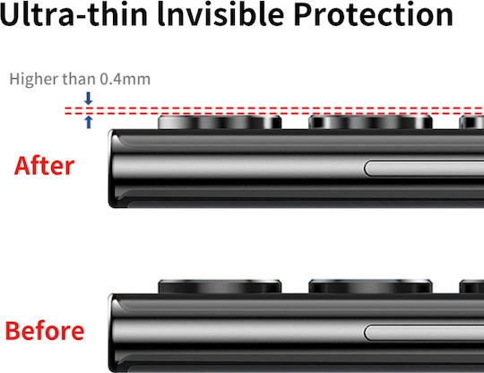 Camera Protection Membrane Black for the Samsung Galaxy S25 Ultra 5G