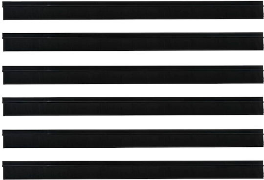 vidaXL Zugluftstopper Tür in Schwarz Farbe 1mx7cm