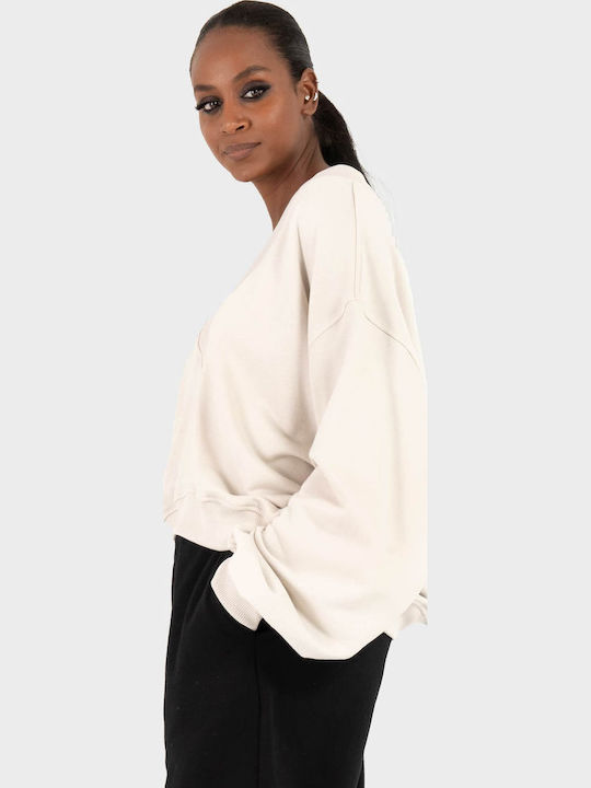 Blouse Women's Blouse Cotton Long Sleeve Ecru