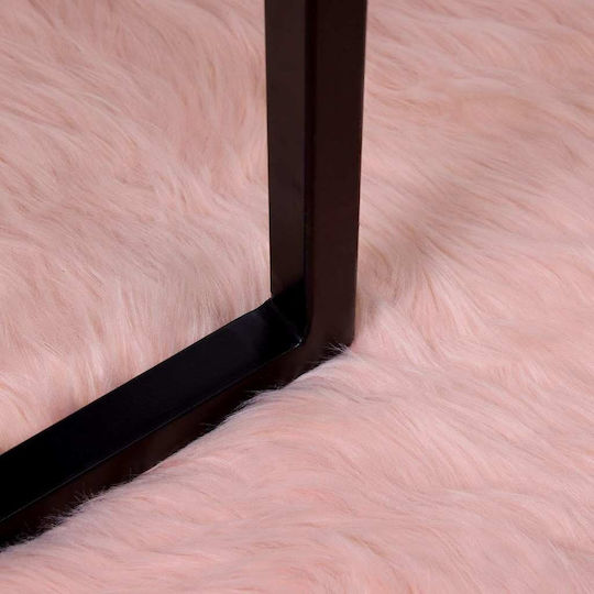 vidaXL Leather Pink