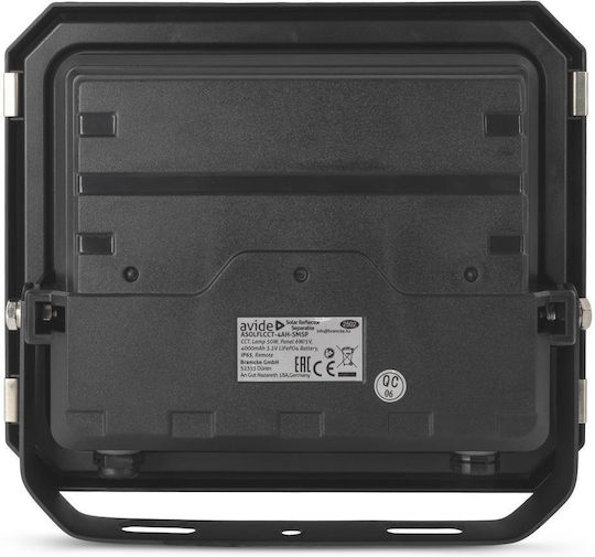 Avide Solar LED Floodlight 50W Warm to Cool White with Remote Control