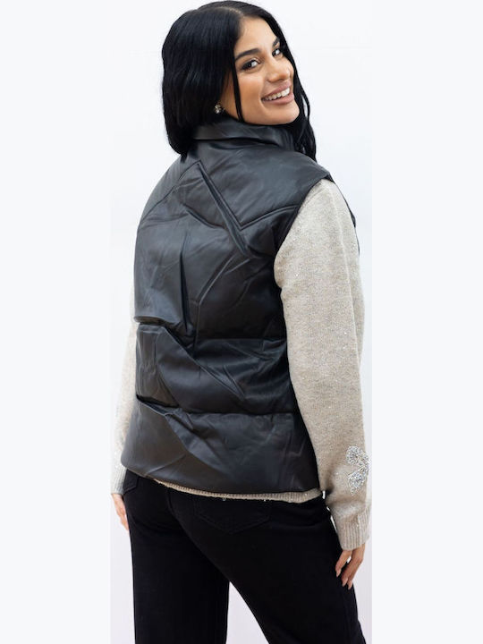 Γυναικείο Biker Jacket Μαύρο