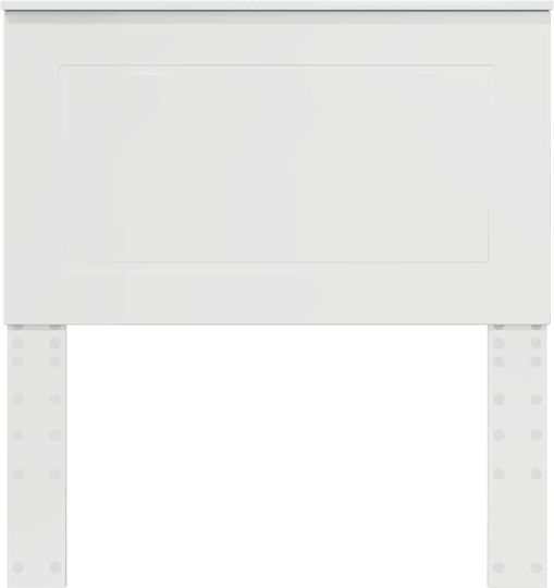 vidaXL Hölzernes Kopfstütze für Betten Hochglanz Weiß 90x100cm