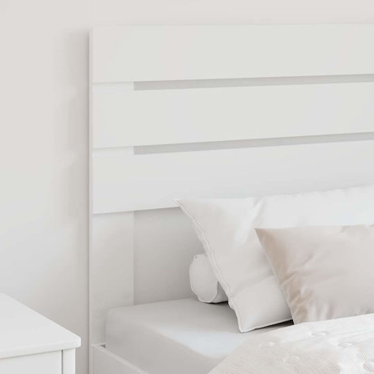 vidaXL Wooden Bed Headboard White 80x100cm