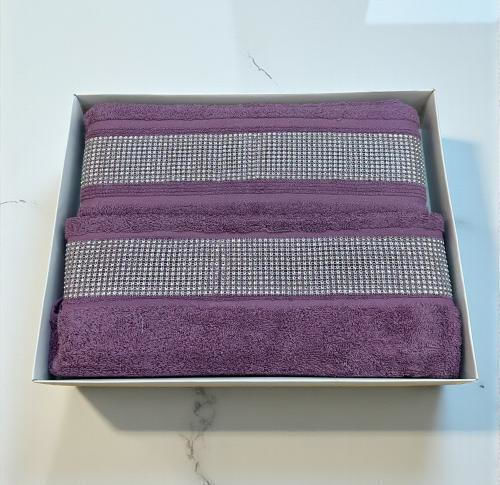 Linea Home Facecloth Lavender 2 Pieces Weight 500gsm