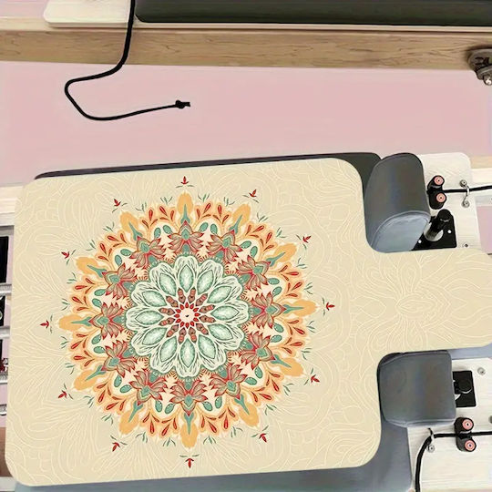 Αντιολισθητικό Στρώμα Κρεβάτι Reformer Σχέδιο Mandala Pilates Cover Mat 99,6x61cm