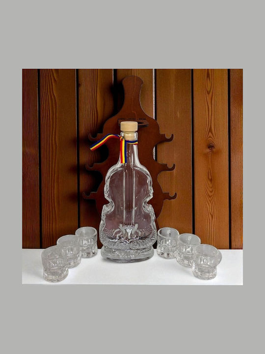 Velve Carafă de Servire 17buc cu Dop și Pahare 300ml 1buc