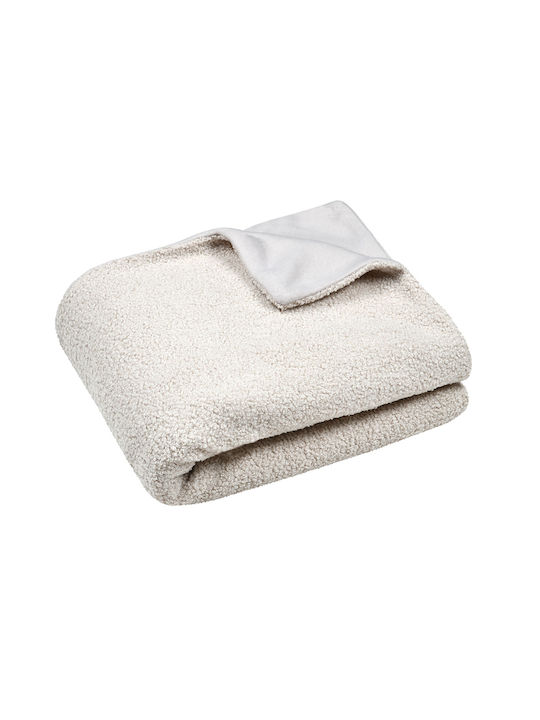 S-f Paddou Fleece Blanket Sofa 125x150cm Natural