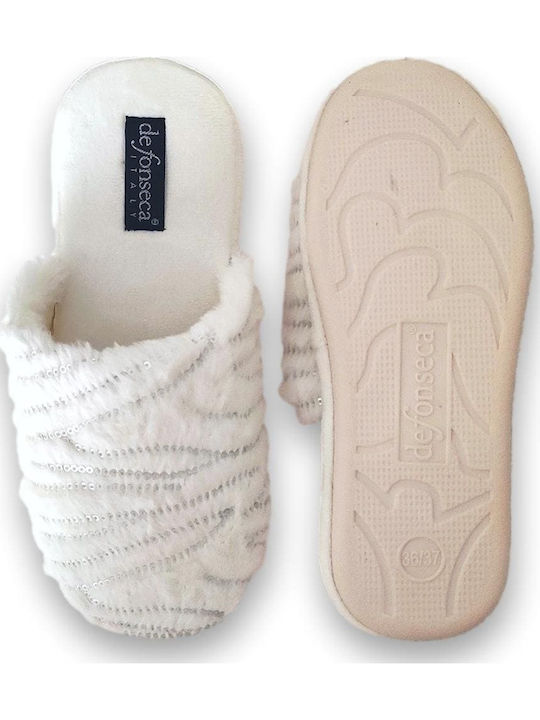 De.roma Top I Bridal Women's Slippers White