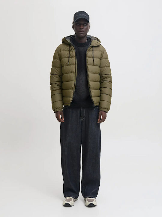Winter Jacket Puffer Waterproof and Windproof Khaki