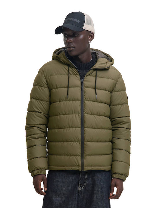 Geacă Puffer Iarnă Neagră