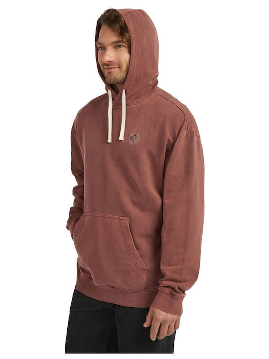 Sweatshirt with Hood Brown