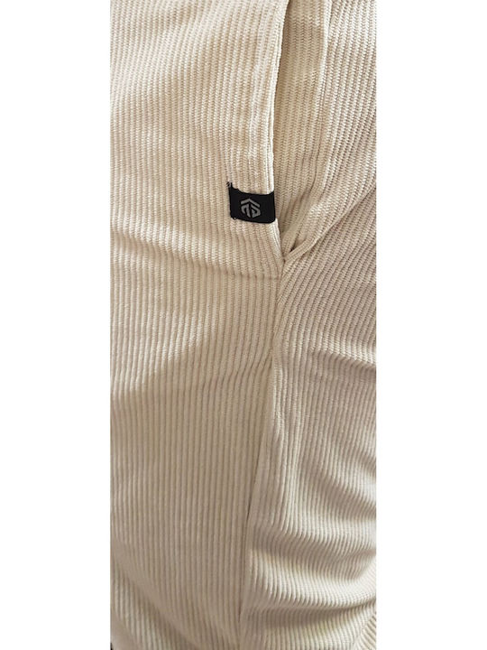 Παντελόνι σε Slim Εφαρμογή Beige