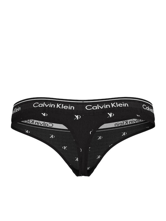 Women's String Black/white