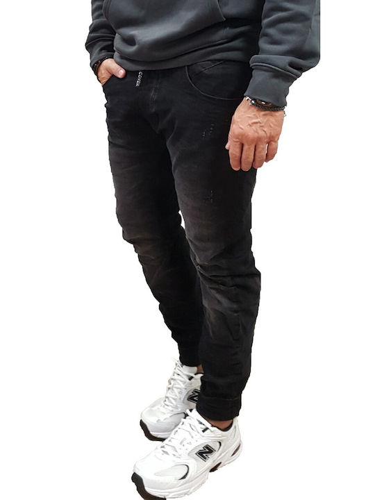 Cover Jeans Pantaloni Blugi pentru Bărbați Lejer Fit Black
