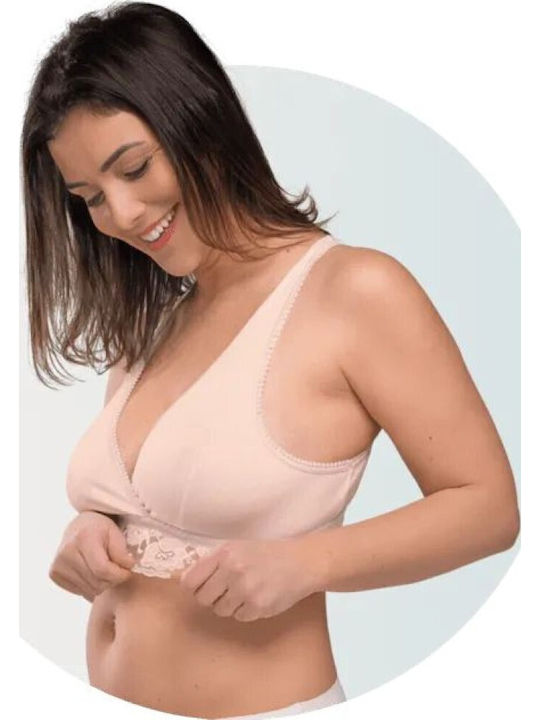 Carriwell Organic Maternity & Nursing Bra Wrapped Beige