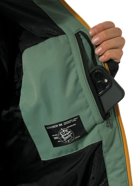 Horsefeathers Men's Ski & Snowboard Jacket Green OM327D