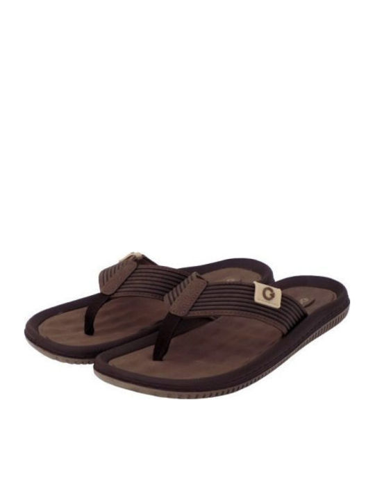 Herren Flip Flops Anatomisch Braune 780-25155
