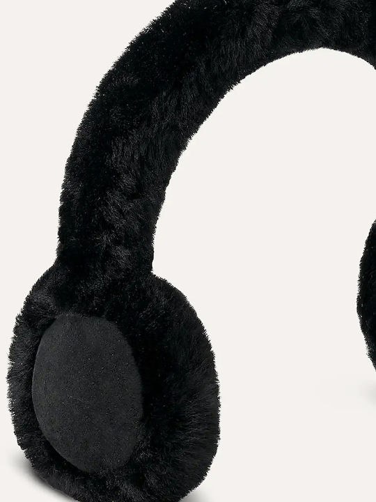 Γυναικείο Earmuff Πλεκτό σε Μαύρο χρώμα