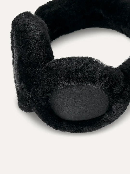 Γυναικείο Earmuff Πλεκτό σε Μαύρο χρώμα